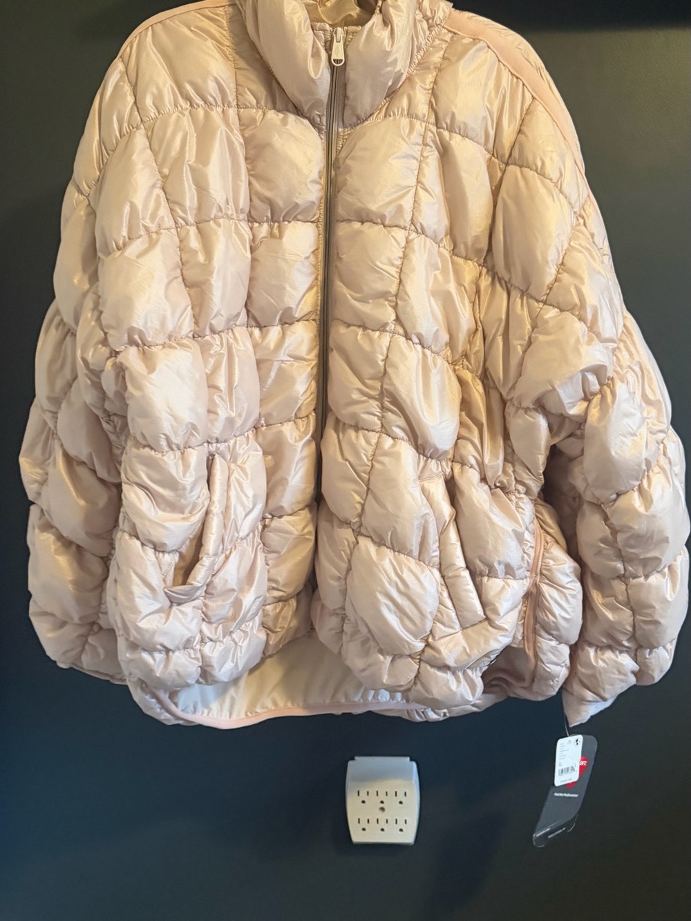 Free People Pippa Scrunchy Glossy Packable Puffer Jacket
